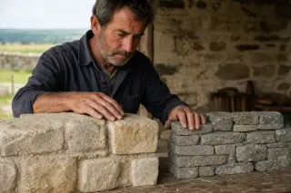 Pierres calcaires du Pays de Caux et pierre sèche savoyarde : analyse de deux traditions architecturales